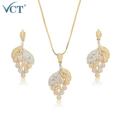 China CLASSIC customization service if women jewelry sets leaf jewelry set earrings botryoid pendant for sale