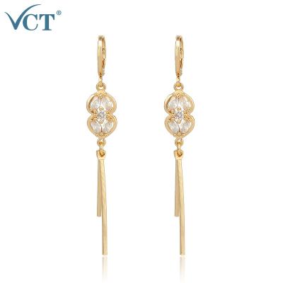 China Fashion hollow drop earrings conform fashion earring gold earrings female jewelr for sale