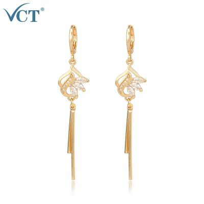 China Fashion hollow drop earrings conform fashion earring gold earrings female jewelr for sale