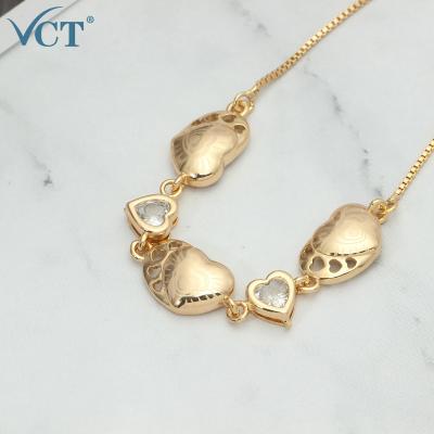 China CLASSIC hot style heart accessory pendant with popular telescopic diamond zircon bracelet bracelet wholesale for sale