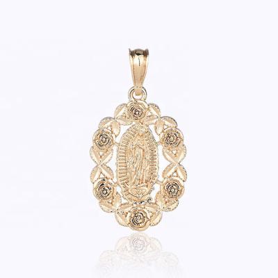 China FASHIONABLE Wholesale Men's ChinaDivine Zircon Virgin Mary Necklace Pendant for sale