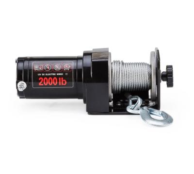 China 2000lb AUTO Portable Electric Winch ATV/UTV Recovery Winch With Switch Handle CE Approved for sale