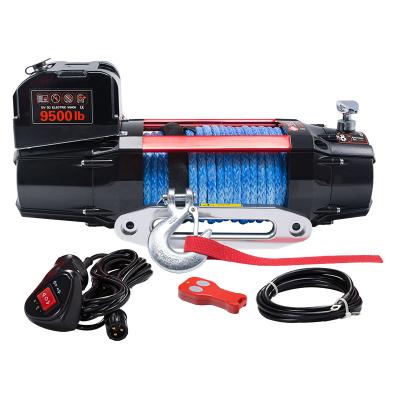 China TOP SELLING jeep 4WD 12V/24V FAST SHIP ELECTRIC WINCH 9500LB for JEEP for sale