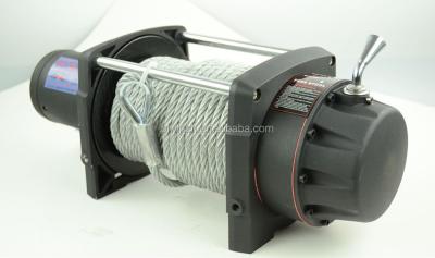 China AUTOMATIC Motor Winch High Power Cable Winch 17000lbs 7T Hydraulic Electric Winch For Truck Recovery for sale