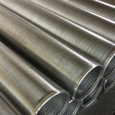 China Building Material Stores Factory Direct Stainless Steel V Shape New Casing Well Pipe, Johnson Wedge Wire Screen Pipe For Oil, Water Well for sale