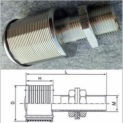 China Building Material Stores Customizable Stainless Steel Liquid Solid Filter Separation Nozzle/China Wedge Wire Wound Filter Screen Nozzle for sale