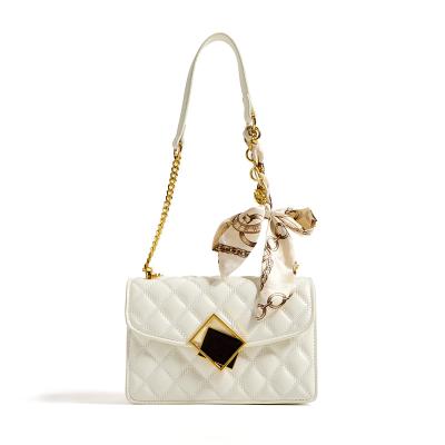 China Light Weight Woman Waterproof Hot Selling Cute Cross - Shoulder Body Bag Lady Bag 2022 White Fashion Purse Shoulder Bag for sale