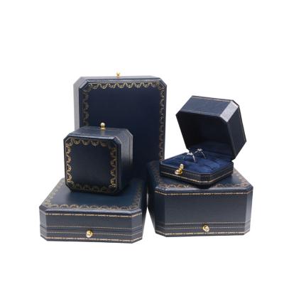 China MINGLI Customized Luxury Octagonal Luxury Jewelry Box Ring Box Earrings Necklace Wedding Gift Jewelry Packaging for sale