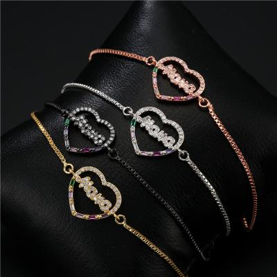 China 2022 Punk Mother's Day Necklace Fashion Mom Letter Necklace Charms Pendant Bracelets Best Gift For Mother for sale