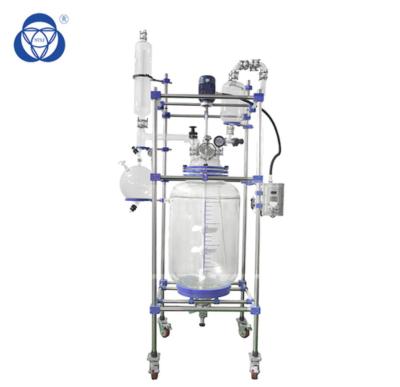 Китай Индивидуальный размер стеклянного реактора с рубашкой 150-200 л продается