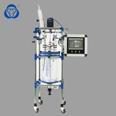 China Equipo grande de la cristalería de la destilación de Capcaity, grado del laboratorio de la cristalería de la destilación de vacío en venta