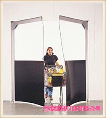 China 2016 Warehouse Hot Sale Industrial Clear PVC Flexible Swing Gate for sale