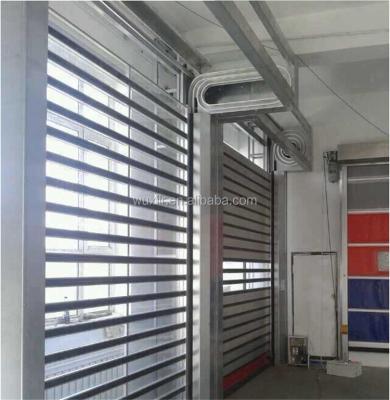 China Hard Rolling Up High Speed ​​Aluminum Spiral Foam Door High Speed ​​Door Fast Rolling for sale