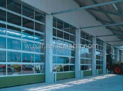 China Transparent / Glass Aluminum Rolling Door Vertical Roll Price for sale