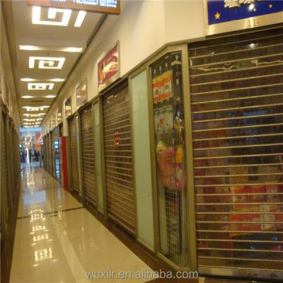 China Crystal Rolling Transparent Door Mall Rolling Shutter Transparent Rolling Door for sale