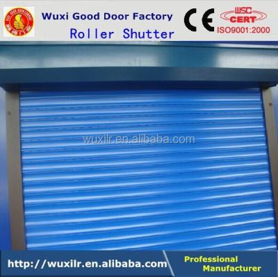 China Wash Room Motorized Rolled Shutter Insulated Residential European Aluminum Fast Rolling Shutters for sale