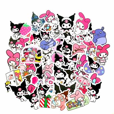 China Custom Waterproof Cartoon Anime Vinyl Sticker Holographic Die Cut Sticker With Your Own Design for sale