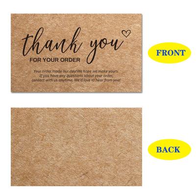 China Education Logo Online Business Custom Bulk Thank you card for your purchase for sale