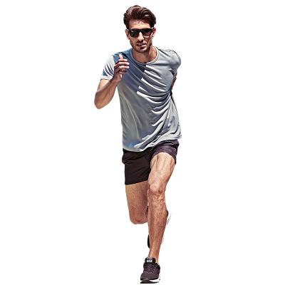 China QUICK DRY Men's Shorts Suit Set Sports Fitness Yoga Wear Activewear Breathable T-shirt And Short Pants for sale