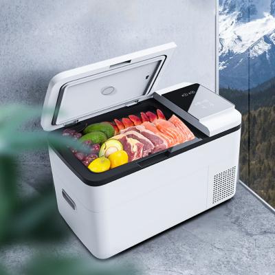 China Hot Sales Online Travel Fridge Car Touch Screen DC Fridge Best Price Convenient Fridge Freezers For Camper Van Truck for sale