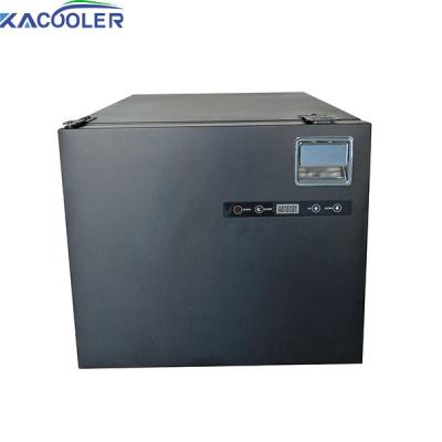 China Refrigerator Mini Truck Freezer 48L Integrated DC Compressor Built in 12V 24V Portable Trailer Refrigerator for sale