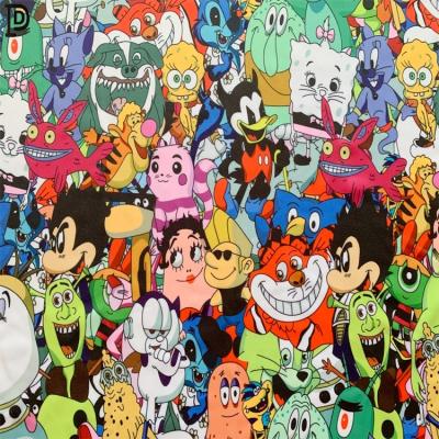 China Sustainable New Fashion In China Custom Sportswear Printing 100% Polyester Knitted Swimming Fabric for sale