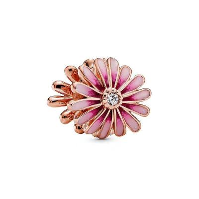 China 1:1 925 Punk Original Daisies Rose Gold Glamor Silver Beads Collection for sale