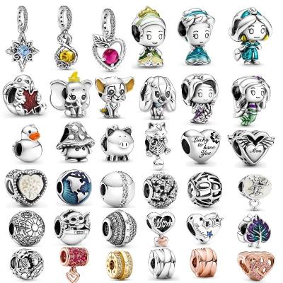 China PandoraER 925 Punks New Silver Princess Charm Beads Bracelet Suitable Gift for sale