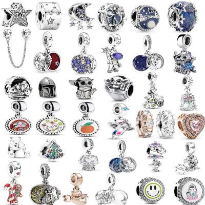 China PandoraER 925 Fashion Punk Star Wish Astronaut Charm Darth Vader Beads Silver Gift New for sale