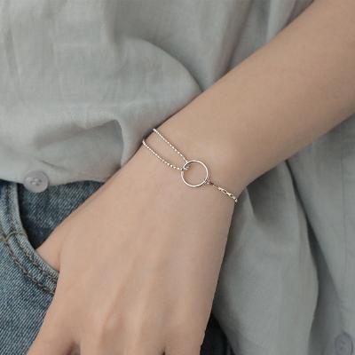 China Simple round clasp women's fresh wind fashion design women's bracelet geometric women's personality bracelet for sale