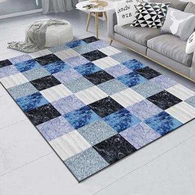 China Modern Living Luxury Hand Design Blanket 100% Polyester Carpet Living Room Blankets for sale