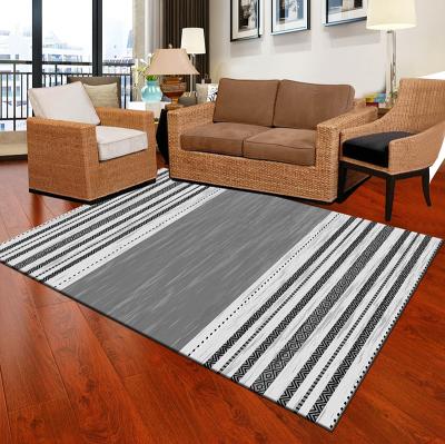 China New Non Slip Designs Printed Modern Area Rug For Living Room Decor for sale