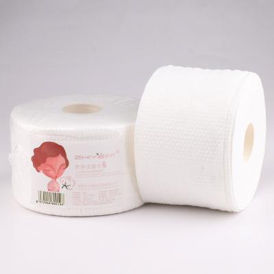 China Cotton Facial Soft Roll Face Tissue Pearl Pattern Disposable Detergent Cleaning Towel for sale