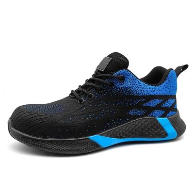 China Breathable Industrial Work Shoes S1P S3 Fly Knit Hardloopschoenen lichtgewicht Te koop