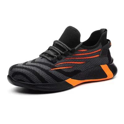 China Fly Woven Breathable Walking Shoes Womens Soft Rubber Sole Shoes Black for sale