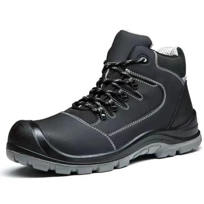 China S3 Botas de trabajo de seguridad impermeables de tobillo de trabajo alto con dedo de acero en venta