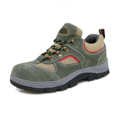 China S3 Industrial Safety Shoes Green Mens ESD Steel Toe Shoes for sale