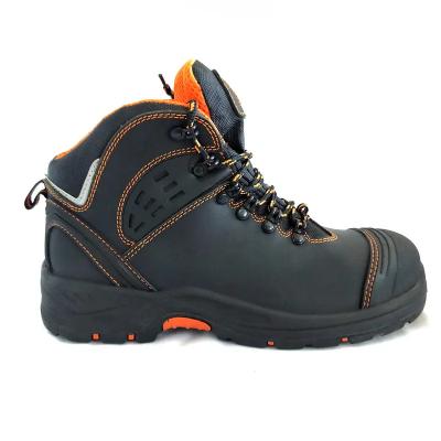 China Nubuck cuero S3 calzado de seguridad para hombres botas impermeables para tobillos en venta