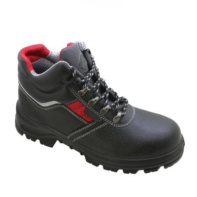 China Cow Split Construction Safety Shoes Steel Toe Anti Smashing Shoes Protective for sale