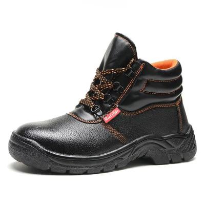 China Steel Toe Anti Static Work Shoes Unisex Engineering Working Safety Shoes Black for sale