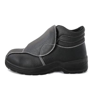 China Botas de cuero de pie de acero resistentes al deslizamiento de los hombres Botas de soldadura para invierno en venta