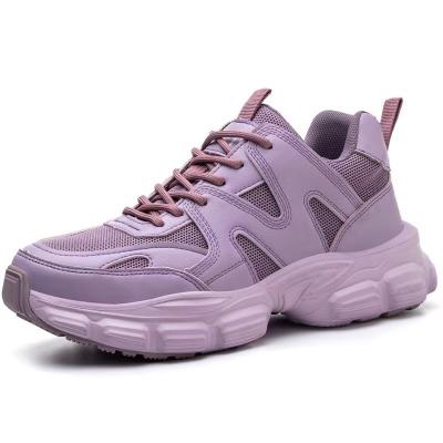 China Unisex veiligheidsschoenen voor vrouwen Stalen teen schoenen Roze Geel Paars Te koop