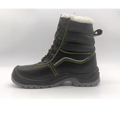 China Botas de trabajo de invierno de seguridad con tapa alta en venta