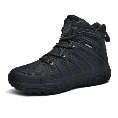 China Mid High Tactical Desert Boots Lightweight Combat Hiking Boots Unisex for sale