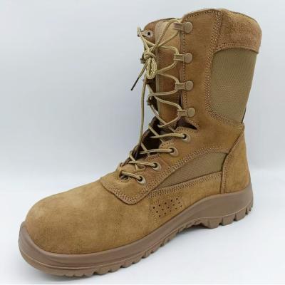 China Outdoor Desert Tactical Boots High Top Suede Hiking and Mountaineering Shoes for sale