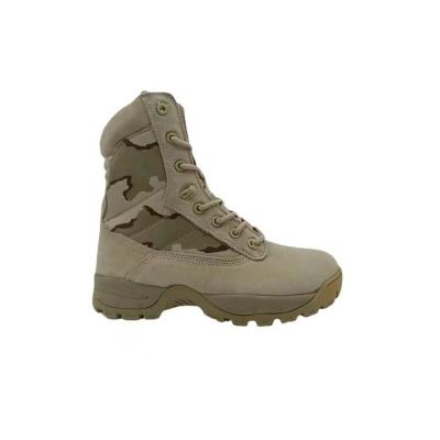 China High Top Side Zipper Outdoor Tactical Safety Shoes Lightweight and Breathable for sale