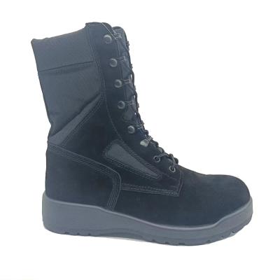 China Zwarte High Top Desert Tactical Shoes Suede Adembenemende Outdoor Wandelschoenen Te koop