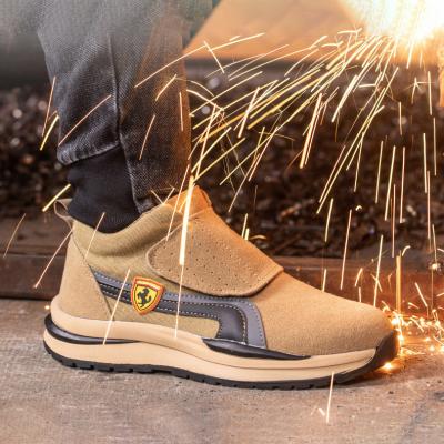 China Men'S Welding Comfortable Waterproof Work Boots Anti Collision for sale