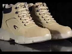 Security Work Boots Microfiber Leather Safety Boots Cowhide Safety Shoes Rubber Work Shoes