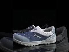 Kevlar Mid Sole Anti-proof Work Shoes Unisex PU Suede Work Shoes Industrial Safety Shoes